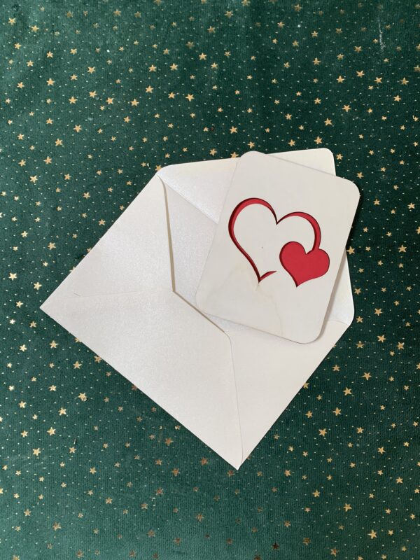 Carte Double Cœur